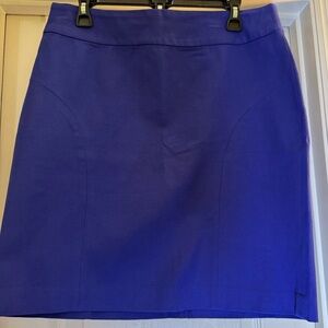 Banana Republic Petite Royal Blue Skirt